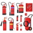 gas fire extinguisher